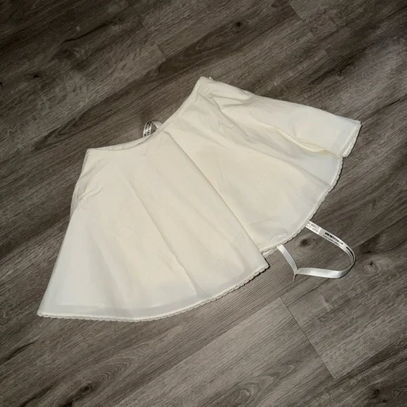 House of CB Celia White Cotton Built in Bloomer shorts mini skirts